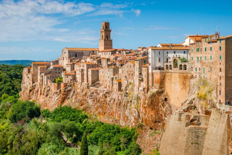 Pitigliano, Toszkána