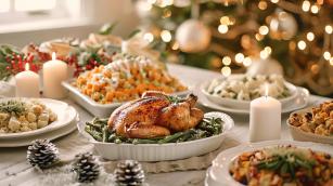 Karácsonyi asztal ételekkel Fotó:123rf.com - PROAKTIVdirekt Életmód magazin és hírek - proaktivdirekt.com