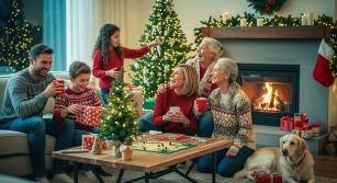 Karácsonyi társasjátékozás Fotó:123rf.com - PROAKTIVdirekt Életmód magazin és hírek - proaktivdirekt.com